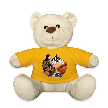Moto Mountains / Motocyclistes - Nounours - jaune soleil - Devant