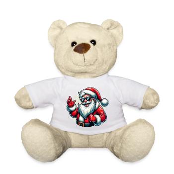 Weihnachtsmann mit Sonnenbrille Xmas Kostüm - Teddy - Sonnengelb - Vorne