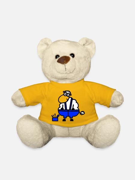 Handwerkerschaf, Held der Arbeit - Teddy - Sonnengelb