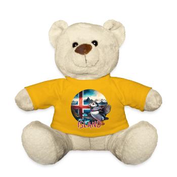 Iceland - Island - Puffin - Teddy - Sonnengelb - Vorne