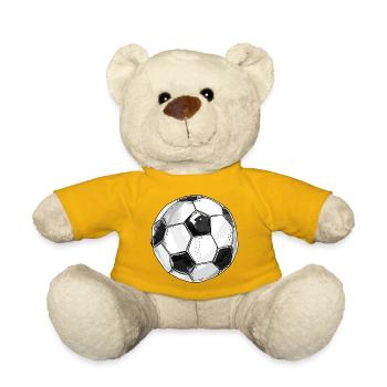 Football Graphic Retro - Teddy Bear - sun yellow - Front