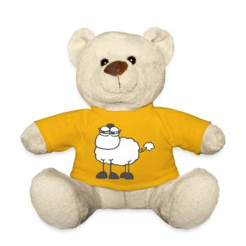 skepticalsheep - Teddy Bear - sun yellow - Front