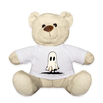 Playful ghosts for Halloween - Teddy Bear - sun yellow - Front