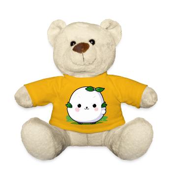 Kawaii Plant Cuddle Mascot - Teddy Bear - sun yellow - Front