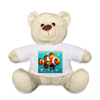 Poisson-clown - Nounours - jaune soleil - Devant