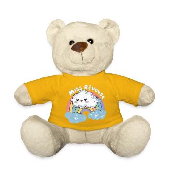 Child Dreamer and Sleep Miss Magical Dreamer - Teddy Bear - sun yellow - Front