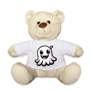 Ghost Halloween Cute Comic - Teddy Bear - sun yellow - Front