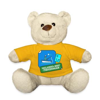 Ireland's Best Fisherman Design - Teddy Bear - sun yellow - Front
