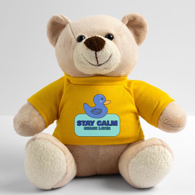 Bleib ruhig, quakt später – Blue Duck Design Teddy