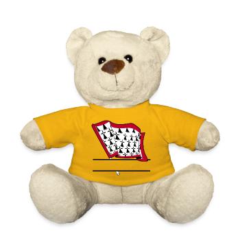 Limousin Flag Text Space - Teddy Bear - sun yellow - Front