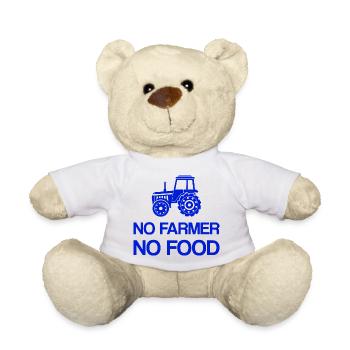 Bauernproteste Keine Bauern kein essen Landwirte - Teddy - Sonnengelb - Vorne