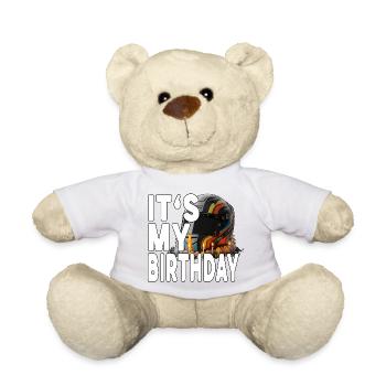 C’EST MON ANNIVERSAIRE DES PILOTES DE COURSE FANS DE SPORTS MOTORISÉS POUR SON ANNIVERSAIRE - Nounours - jaune soleil - Devant