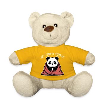 Rêve de câlins de panda sous la couverture - Nounours - jaune soleil - Devant