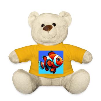 Poisson-clown - Nounours - jaune soleil - Devant