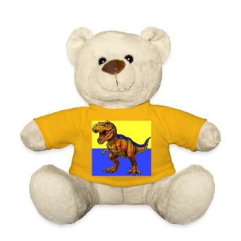 Dinosaurier - Teddy - Sonnengelb - Vorne