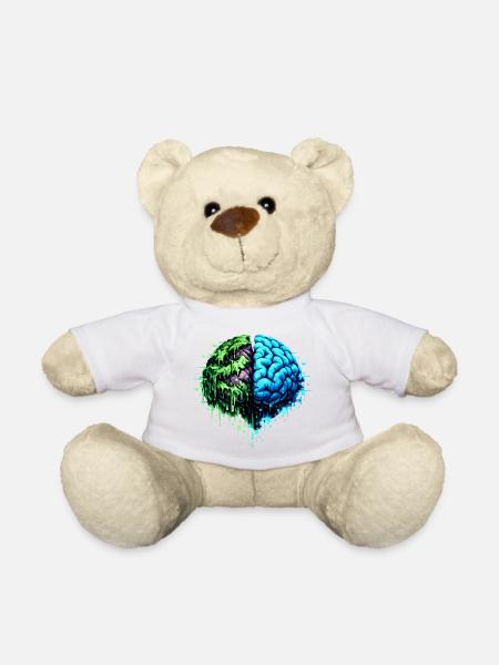 Your brain is at the end of its rope - Teddy Bear - sun yellow