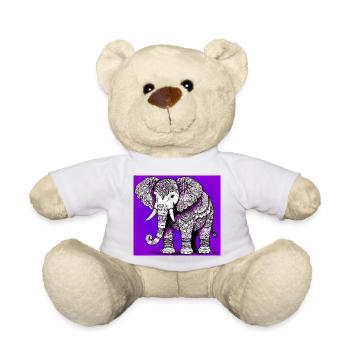 elephant - Teddy Bear - sun yellow - Front