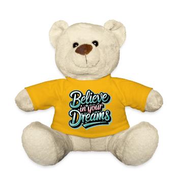 Crois en tes rêves - Nounours - jaune soleil - Devant