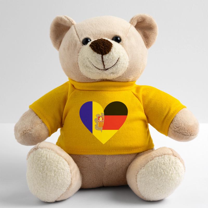 Andorra Germany Heart Teddy Bear