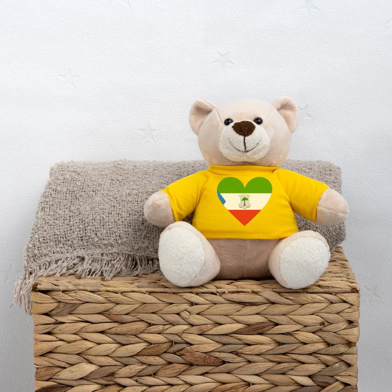 Equatorial Guinea Heart Teddy