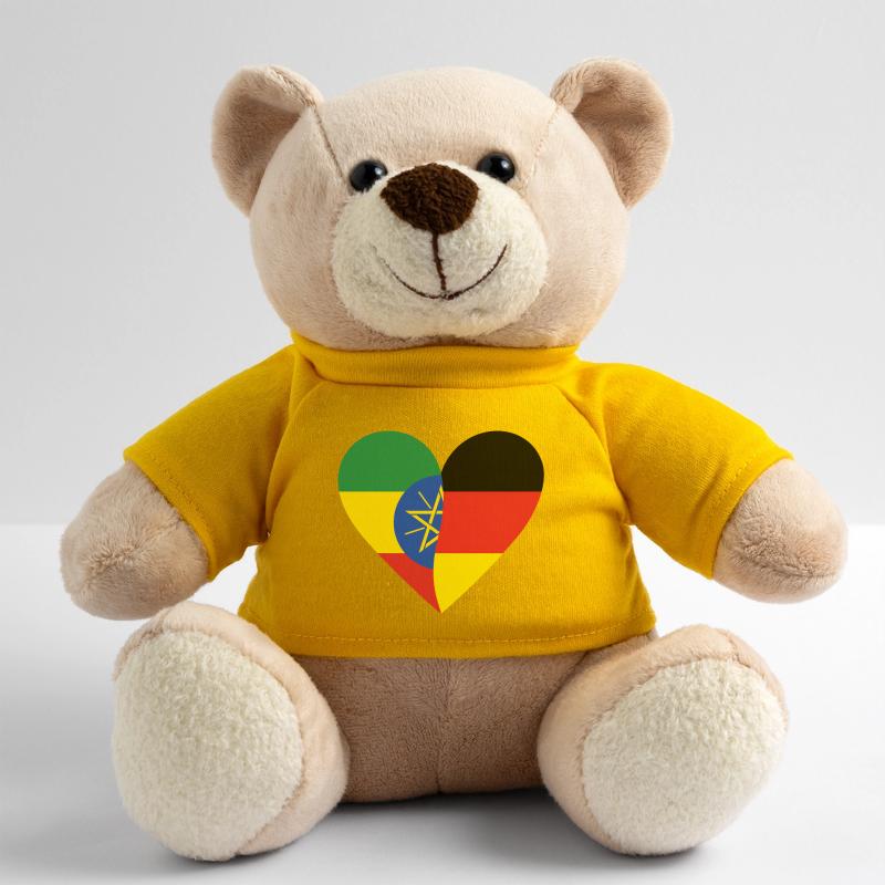 Ethiopia Germany Heart Teddy