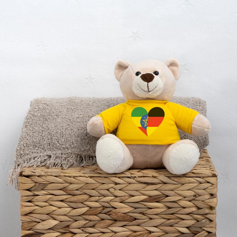 Ethiopia Germany Heart Teddy