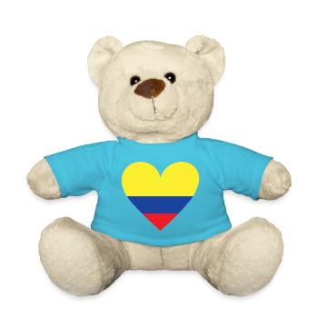 Colombia Heart - Teddy - Atollblau - Vorne