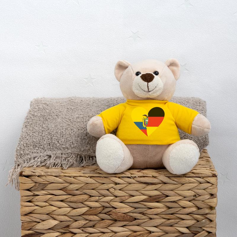 Ecuador Germany Heart Teddy
