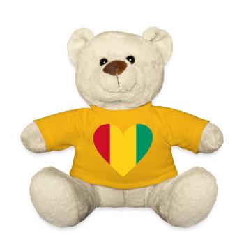 Guinea Heart - Teddy Bear - sun yellow - Front