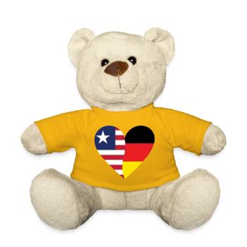 Liberia Germany Heart - Teddy - Sonnengelb - Vorne