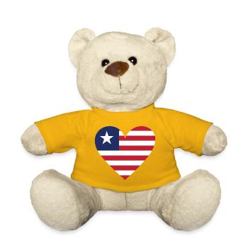 Liberia Heart - Teddy - Sonnengelb - Vorne
