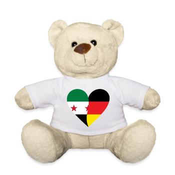 Syrie Allemagne Cœur - Nounours - jaune soleil - Devant