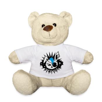 rabbit with an eye patch and a mohawk - Teddy - Sonnengelb - Vorne