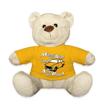  , DDR Kult , Männer aus Stahl (25) - Teddy - Sonnengelb - Vorne