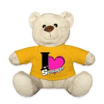Schlager Party , Schlager Musik , Schlager Liebe - Teddy - Sonnengelb - Vorne