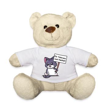 Kittehs für Toleranz und Vielfalt - Teddy - Sonnengelb - Vorne