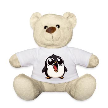 Kawaii Penguin Delights dessin animé mignon pour les enfants - Nounours - jaune soleil - Devant