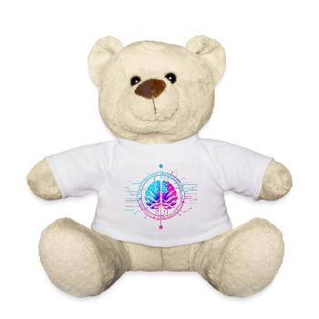 Futuristische Geestkunst Ontwerp - Nounours - jaune soleil - Devant