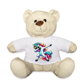 Dab Unicorn Dabbing Unicorns Unicorn Girl - Teddy Bear - sun yellow - Front