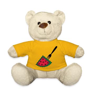 Melone mit Gabel - Teddy - Sonnengelb - Vorne