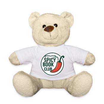 Sticker Emblem – Spicy Book Club - Teddy - Sonnengelb - Vorne