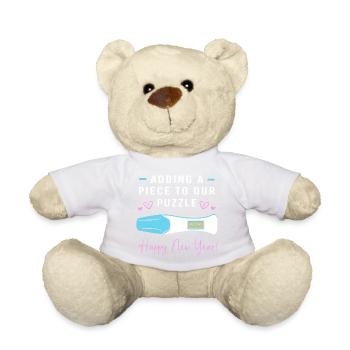 Gender Reveal New Year - Teddy Bear - sun yellow - Front