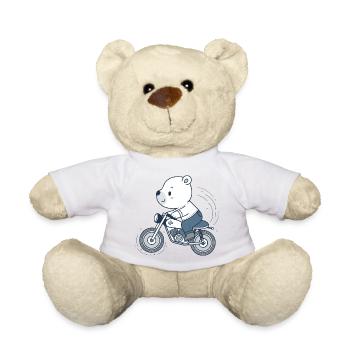 Ourson Motard Aventure - Nounours - jaune soleil - Devant