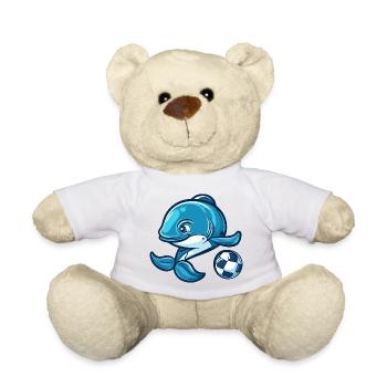 Baleine Football Bande Dessinée - Nounours - jaune soleil - Devant