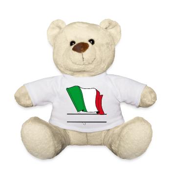 Drapeau italien – Espace de nom - Nounours - jaune soleil - Devant