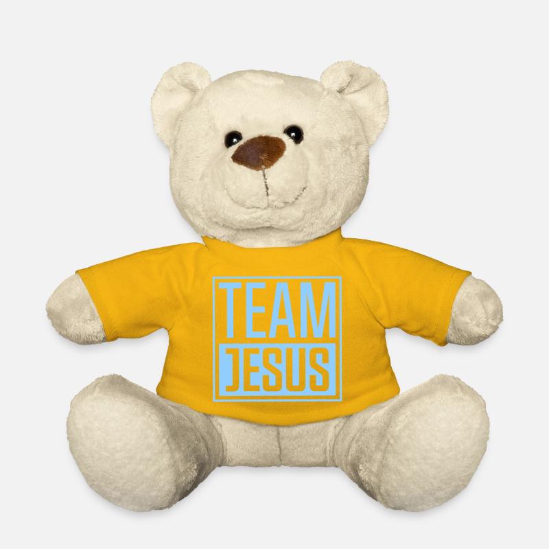 Team Jesus - Teddy Bear - sun yellow