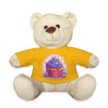 Rêve de cupcakes Sweet Bear - Nounours - jaune soleil - Devant