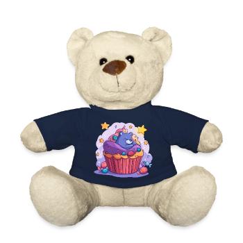 Süßer Bären Cupcake Traum - Teddy - French Navy - Vorne