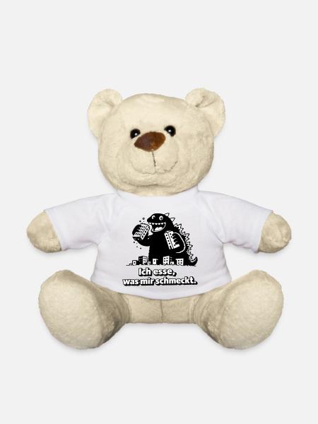 Monster isst, was ihm schmeckt - Teddy - Sonnengelb