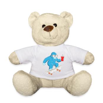 Blauer Yeti Skate & Drink - Teddy - Sonnengelb - Vorne